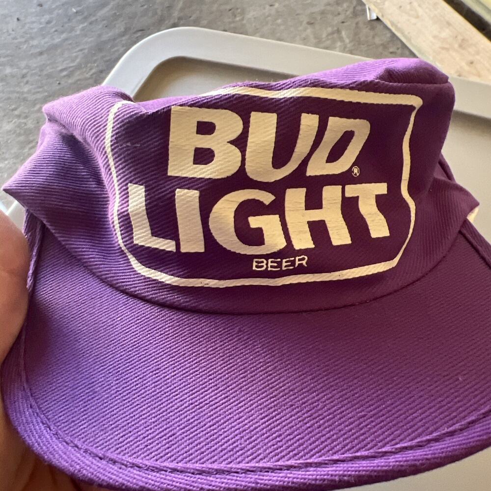 The Adcap Line Bud light Hat Purple